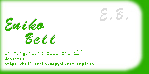 eniko bell business card